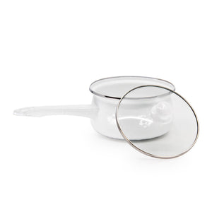 WW19 - Solid White Sauce Pan  2
