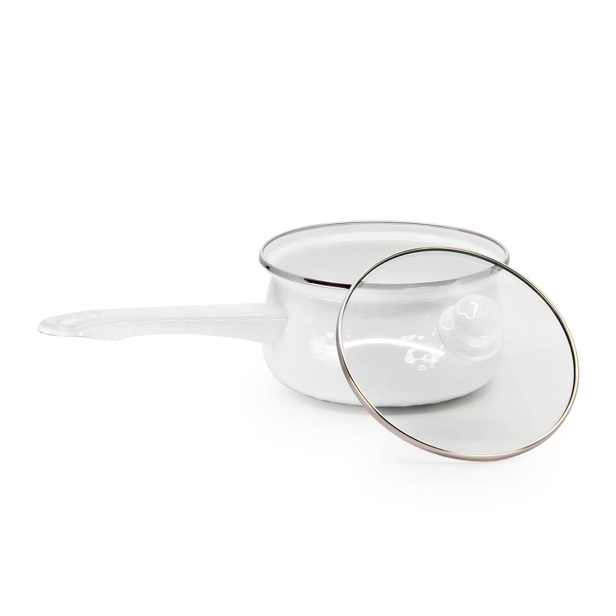 WW19 - Solid White Sauce Pan  2