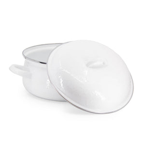 WW31 - Solid White Dutch Oven  2
