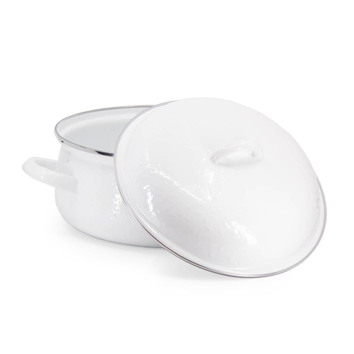 WW31 - Solid White Dutch Oven  2