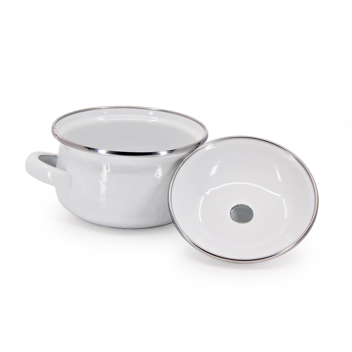 WW32S2 - Solid White Petite Tureens - Set of 2  4