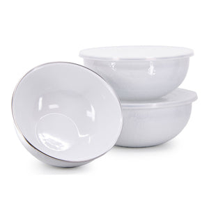WW54 - Solid White Mixing Bowls  2