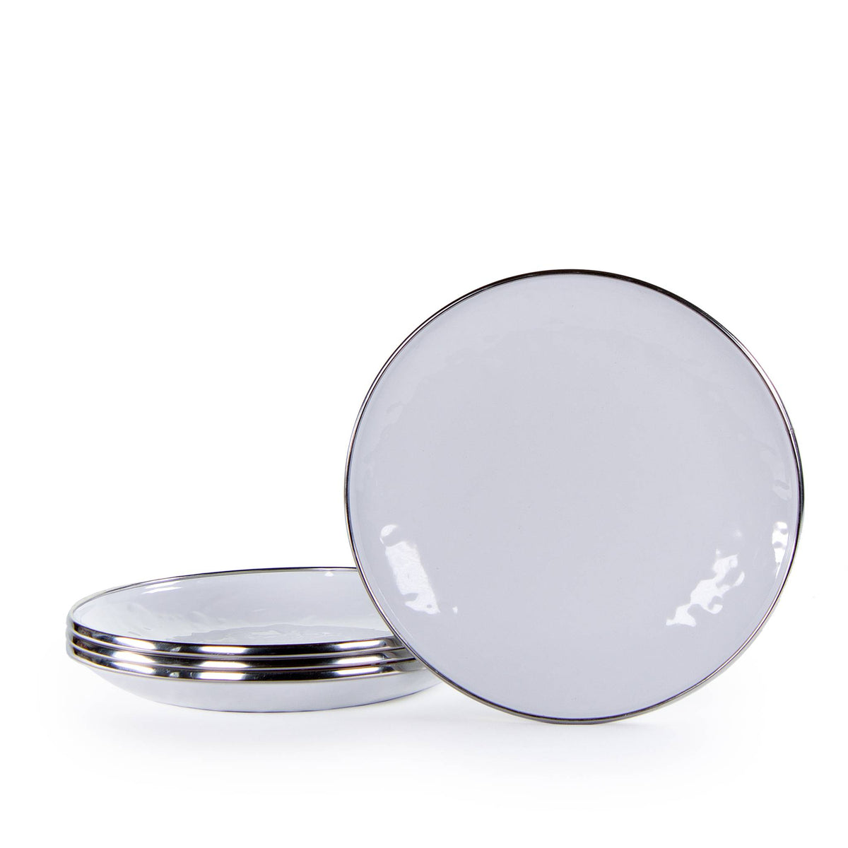 WW62S4 - Solid White Appetizer Plates - Set of 4  2