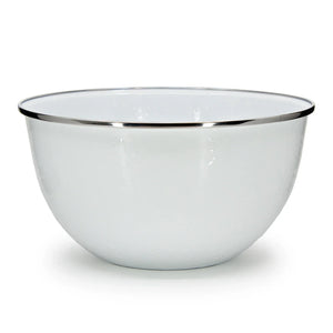WW89 - Solid White Large Salad Bowl  1