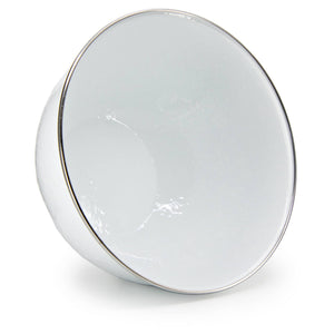 WW89 - Solid White Large Salad Bowl  2