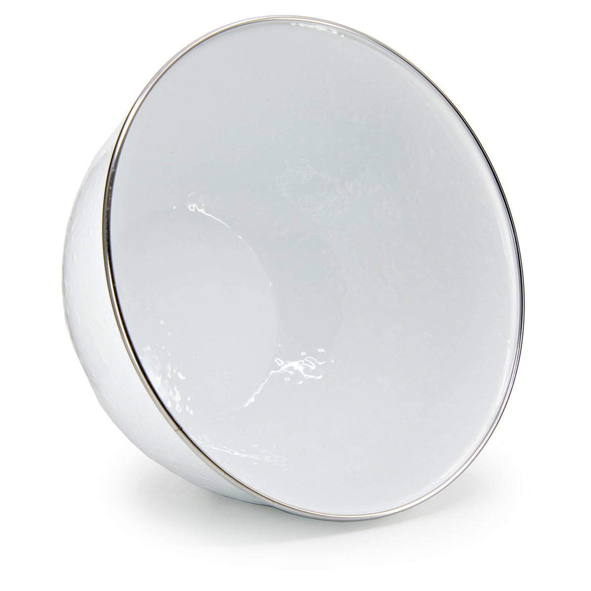 WW89 - Solid White Large Salad Bowl  2