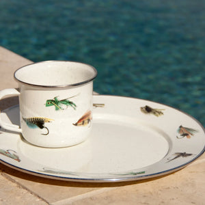 FF07S4 - Fishing Fly Dinner Plates - Set of 4  2