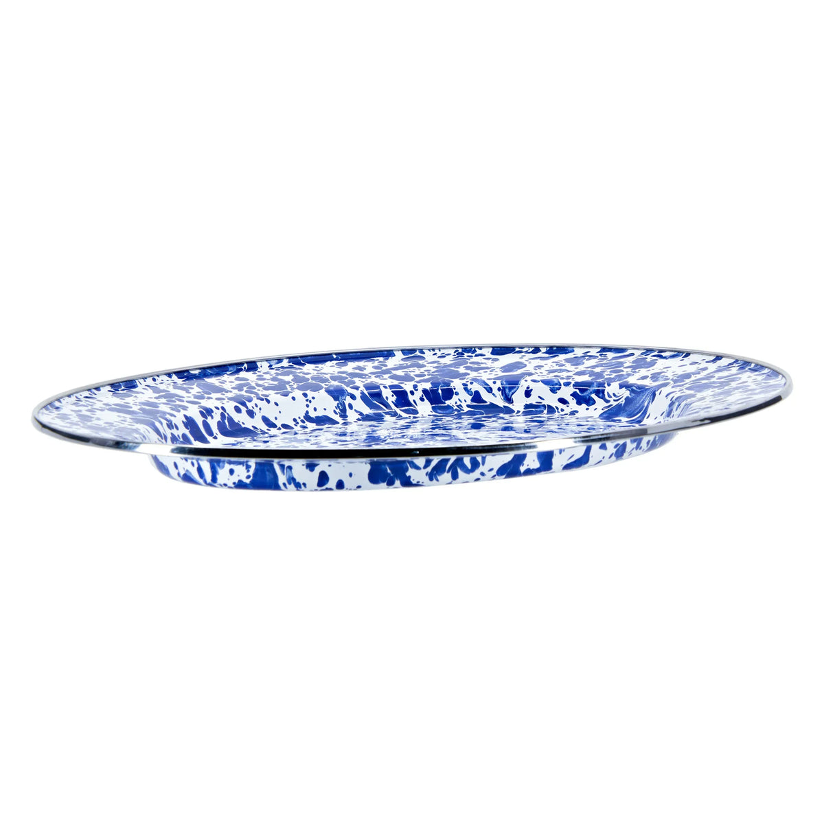 CB06 - Cobalt Swirl Oval Platter  3