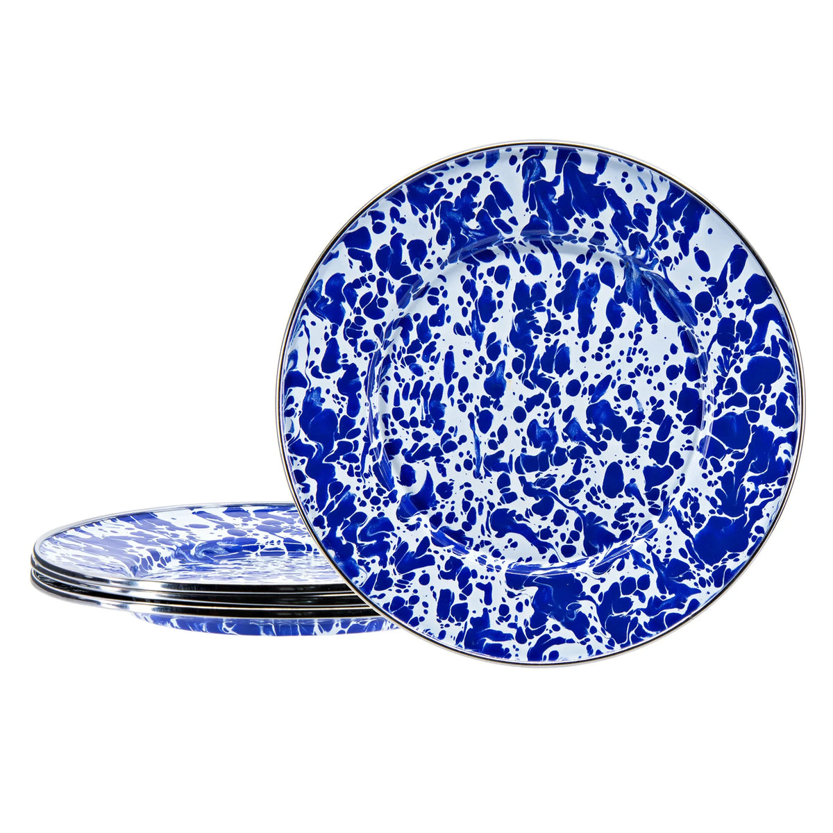 CB11S4 - Cobalt Swirl Sandwich Plates - Set of 4  1
