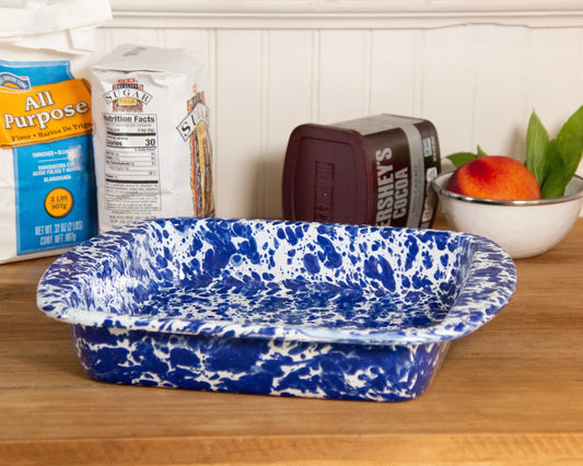 CB53 - Cobalt Swirl Brownie Pan  2