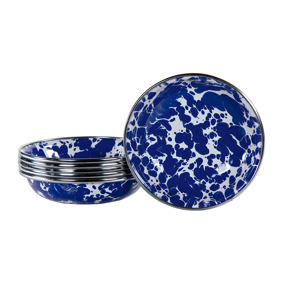 CB59S6 - Cobalt Swirl Tasting Dishes - Set of 6  1