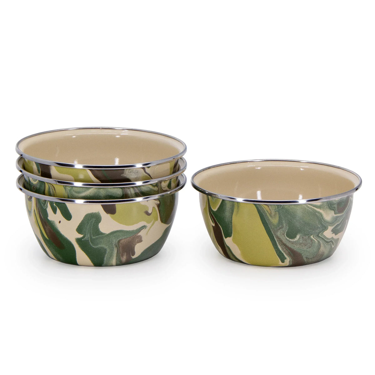 CM61S4 - Camouflage Salad Bowls - Set of 4  1