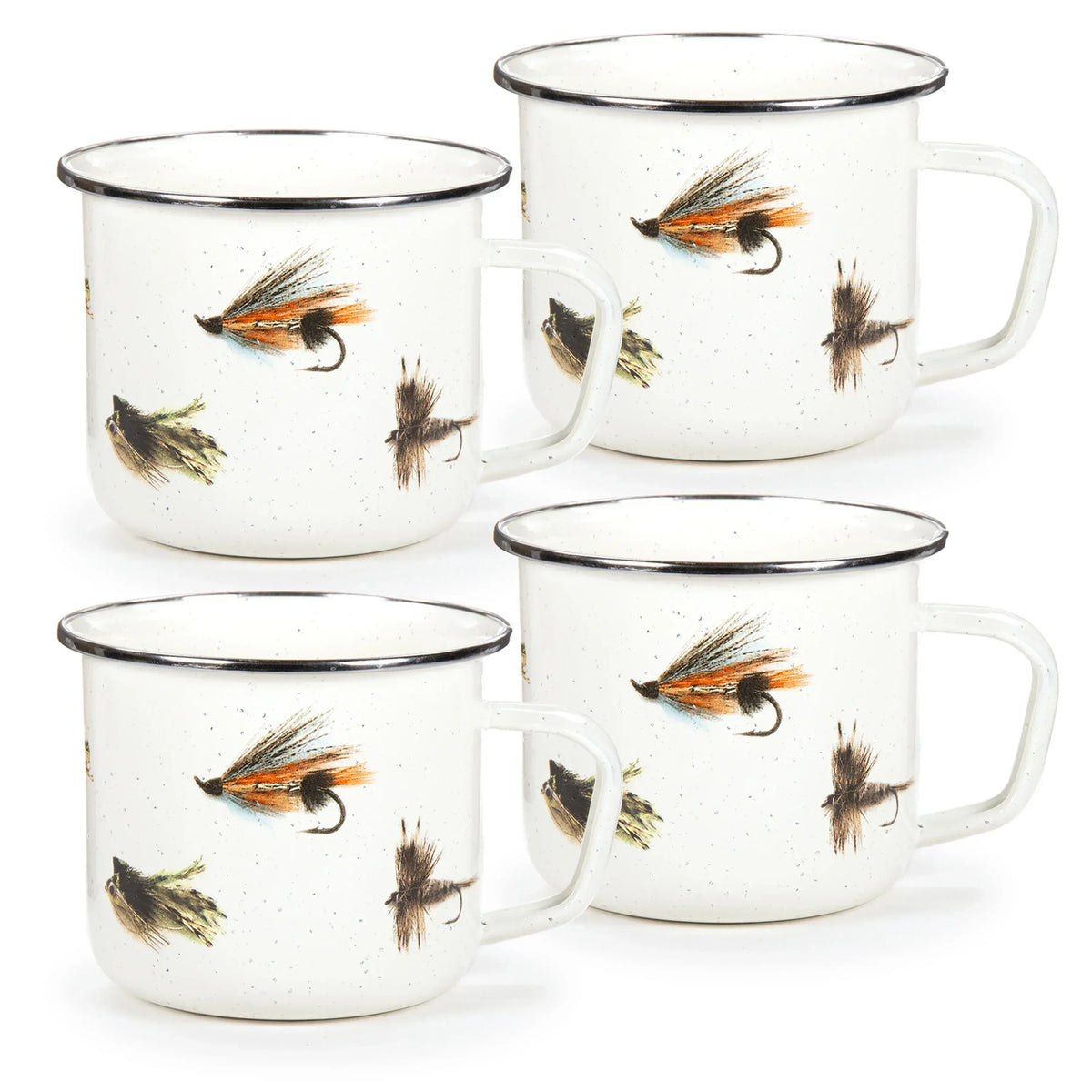 FF28S4 - Fishing Fly 24 oz Grande Mugs - Set of 4  1
