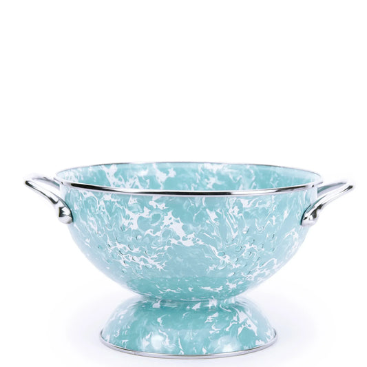 GL27 - Sea Glass Swirl Medium Colander  1