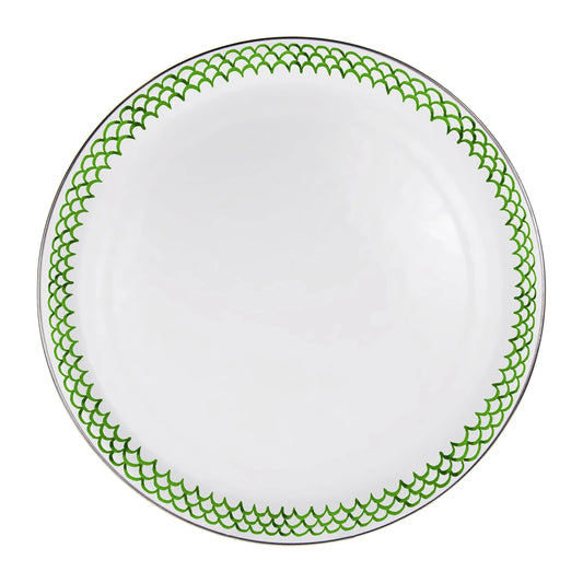 GS01 - Green Scallop Large Tray  1