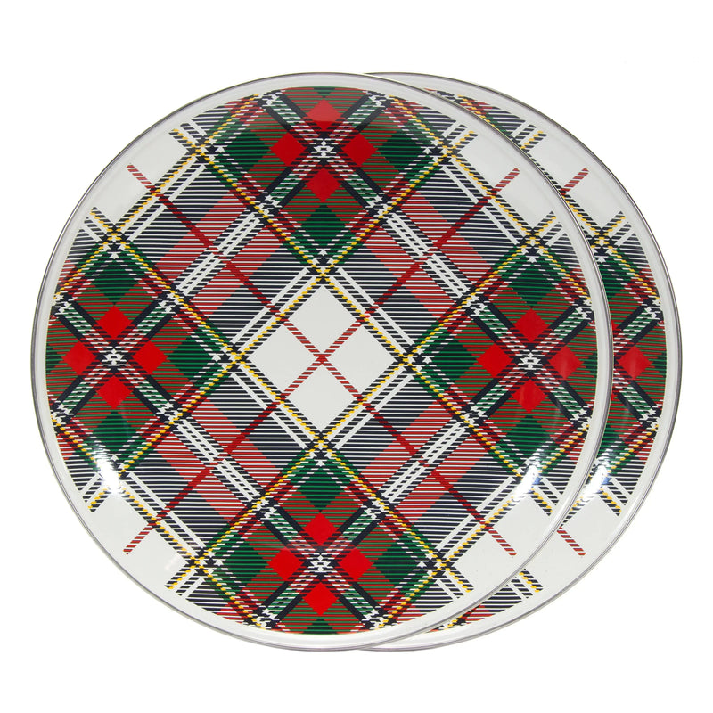 HP36S2 - Highland Plaid Chargers - Set of 2  1