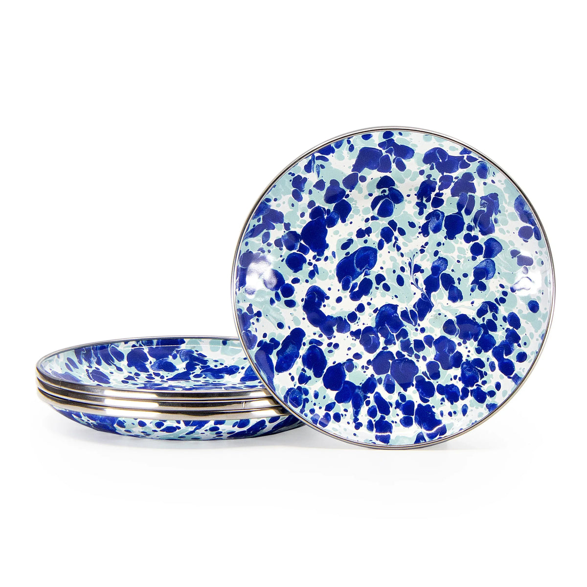 OC62S4 - Ocean Swirl Appetizer Plates - Set of 4  1