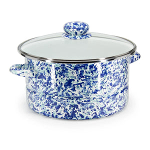 OC72 - Ocean Swirl 6 qt Stock Pot  1