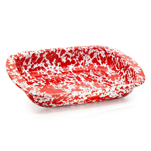 RD78 - Red Swirl Baking Pan  1