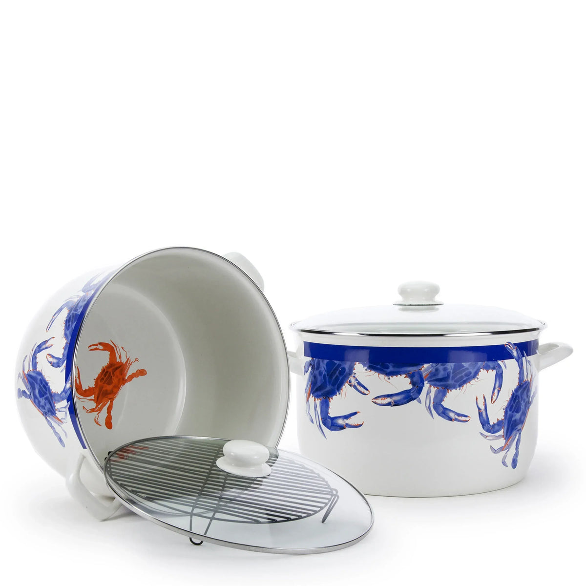 SE75 - Blue Crab 18 qt Stock Pot  1