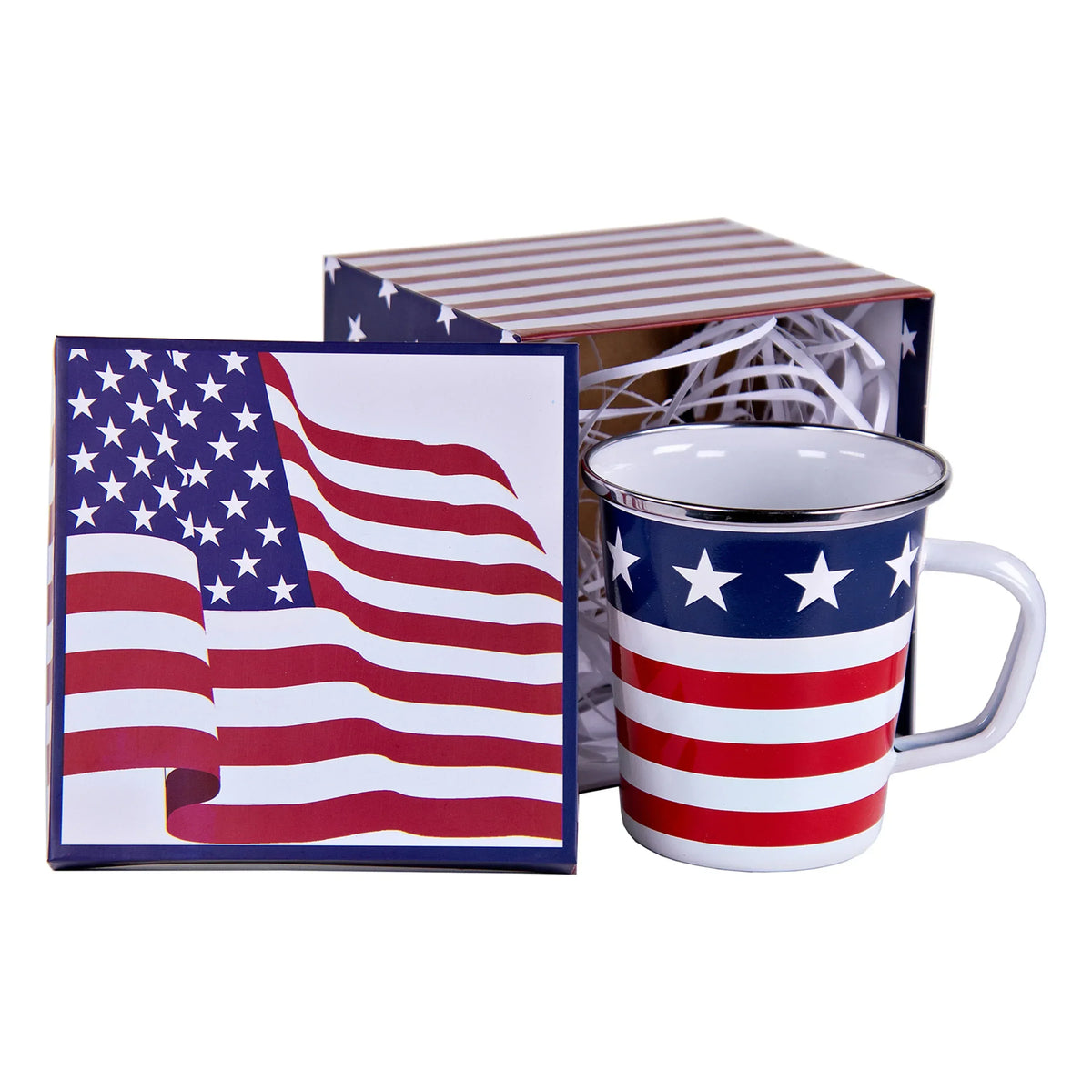 SS86 - Stars and Stripes 16 oz Latte Mug Gift Box  1