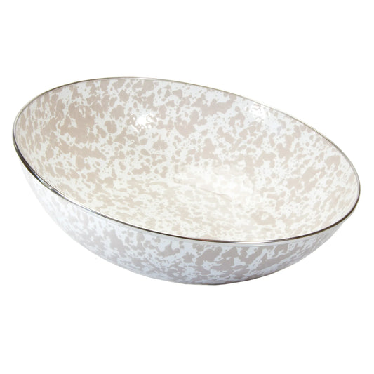 TP18 - Taupe Swirl Catering Bowl  1