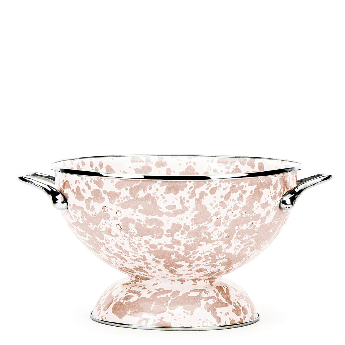 TP27 - Taupe Swirl Medium Colander  1