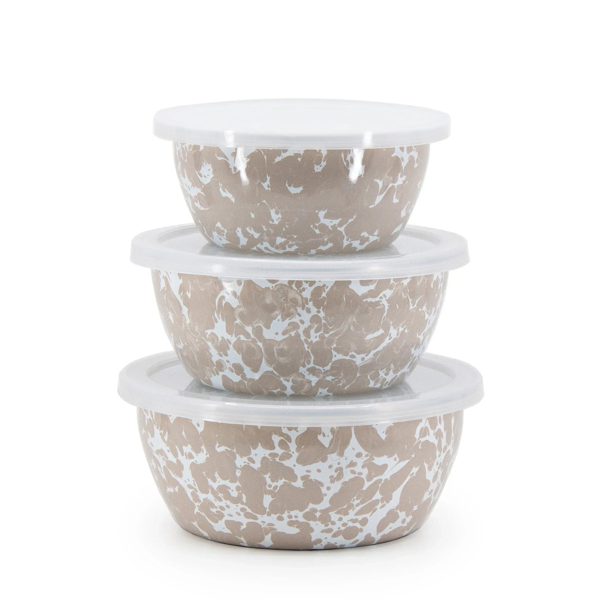 TP30 - Taupe Swirl Nesting Bowls  1