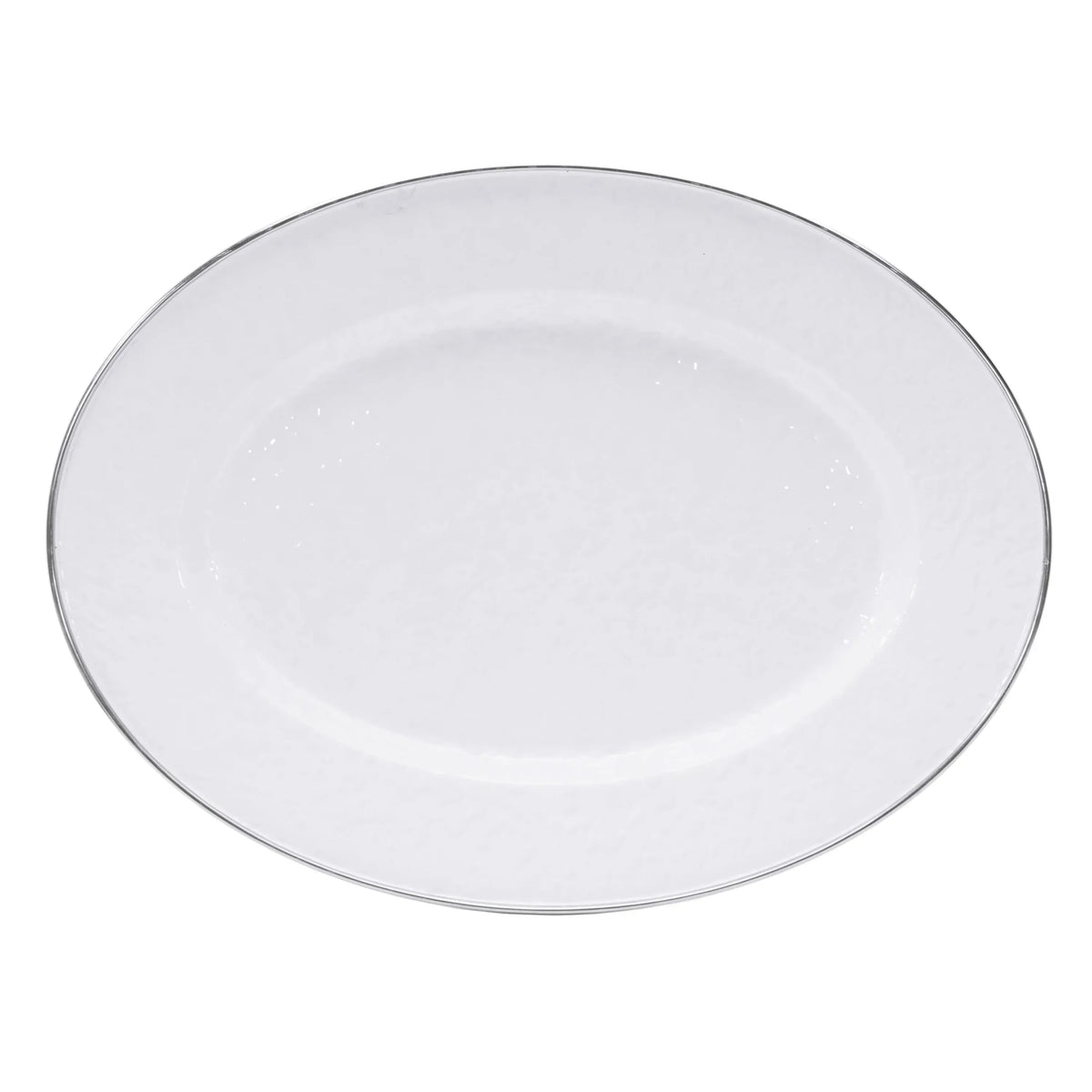 WW06 - Solid White Oval Platter  1