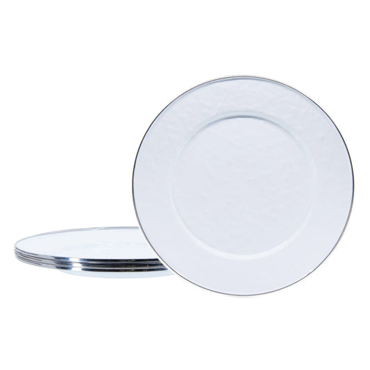 WW07S4 - Solid White Dinner Plates - Set of 4  1