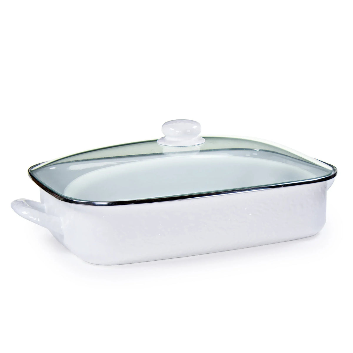 WW15 - Solid White Roasting Pan  1