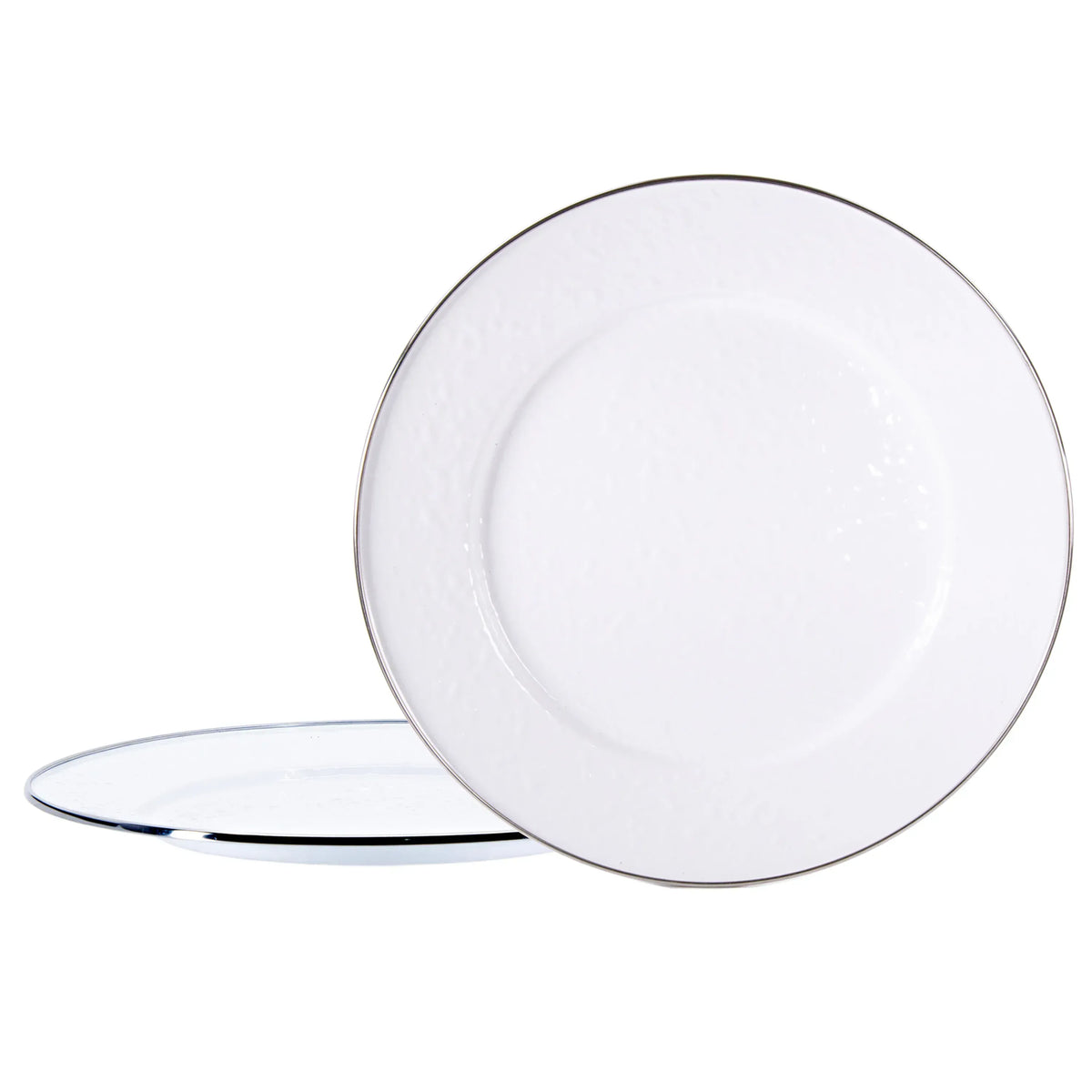 WW26S2 - Solid White Chargers - Set of 2  1
