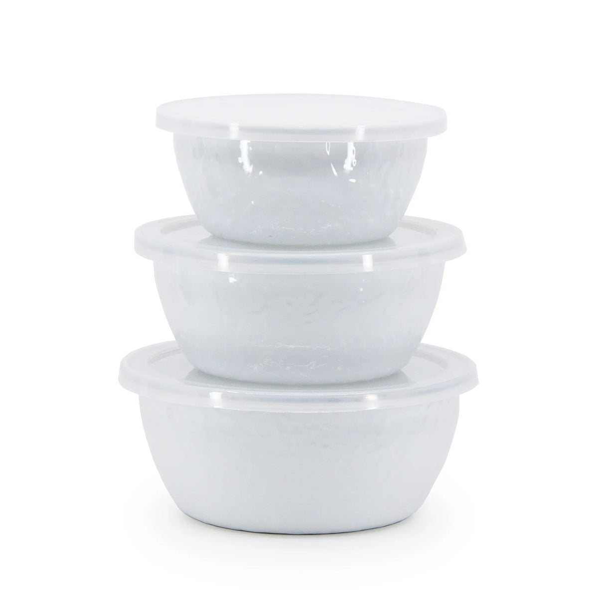 WW30 - Solid White Nesting Bowls  1