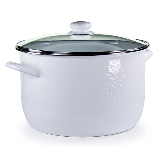 WW75 - Solid White 18 qt Stock Pot  1