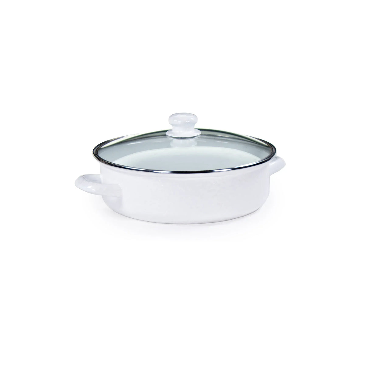 WW79 - Solid White Small Saute Pan  1